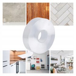 Nano taśma dwustronna wielokrotnego użytku żelowa mocna wodoodporna 5m 30mm