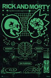 Rick and Morty Nobody Exist On Purpose - plakat