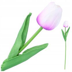 SZTUCZNE KWIATY tulipan sztuczne tulipany jak żywe do wazonu na wielkanoc