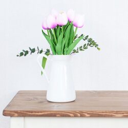 SZTUCZNE KWIATY tulipan sztuczne tulipany jak żywe do wazonu na wielkanoc