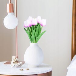 SZTUCZNE KWIATY tulipan sztuczne tulipany jak żywe do wazonu na wielkanoc