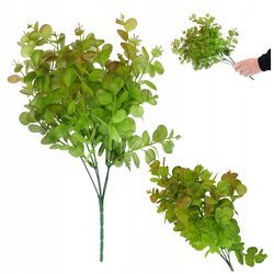 EUKALIPTUS SZTUCZNY bukiet 37 cm roślina dekoracyjna do stroików jak żywe