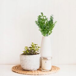 ZIELONY BUKSZPAN bukiet sztuczne kwiaty do wazonu na cmentarz kompozycje