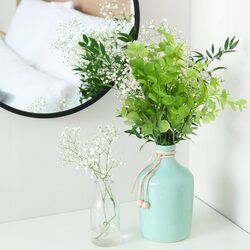 EUKALIPTUS DEKORACYJNY bukiet sztuczne kwiaty liście wazonu jak żywe