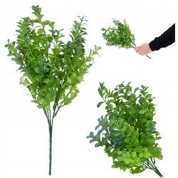 ZIELONY BUKSZPAN bukiet sztuczne kwiaty do wazonu na cmentarz kompozycje