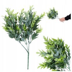 SZTUCZNE LIŚCIE JAK ŻYWE 40 cm bukiet na balkon do wazonu wiązanki