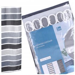 Kotara prysznicowa zasłona zasłonka kurtyna 180x180 tekstylna do prysznica