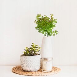 EUKALIPTUS SZTUCZNY bukiet 37 cm roślina dekoracyjna do stroików jak żywe