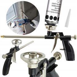 PISTOLET DO PIANKI MONTAŻOWEJ dysza klej do styropianu dla piany PUR metal