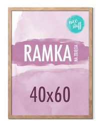 Ramka 40x60 cm Ramki 60x40 brązowa na zdjęcia foto