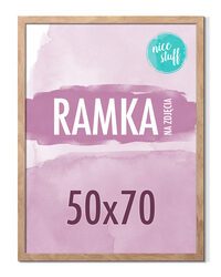 Ramka 50x70 cm B2 Ramki na zdjęcia 70x50 brązowa