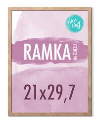 Ramka na zdjęcia 21x29,7 cm A4 Ramki 29,7x21 brąz