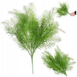 SZTUCZNE KWIATY JAK ŻYWE zielona GAŁĄZKA do bukietu dekoracyjna do wazonu