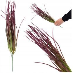 SZTUCZNE LIŚCIE trawa ozdobna 50 cm bukiety dekoracyjne stroików na balkon