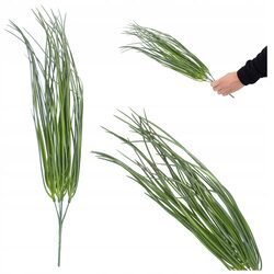TRAWA SZTUCZNA ozdobna liście 50 cm do stroików na cmentarz jak żywe