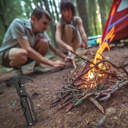 Multitool zestaw survival scyzoryk nóż wojskowy narzędzie wielofunkcyjne