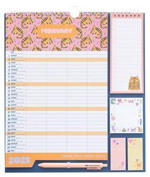 Dom jest tam, gdzie jest mój kot - planer ścienny 2024/2025