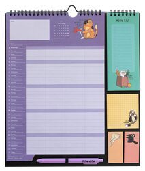 Kitten Meow Meow - planer ścienny 2024/2025