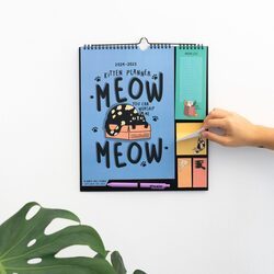 Kitten Meow Meow - planer ścienny 2024/2025