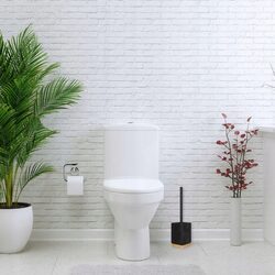 Szczotka do wc czarna toaletowa do czyszczenia toalety sedesowa zestaw
