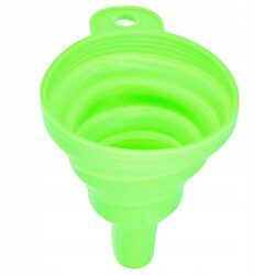 Lejek składany silikonowy kuchenny do oleju na płyn do słoików harmonijka