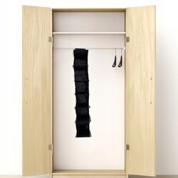 Organizer do szafy wiszący regał 6 półek wieszak półka tekstylna na ubrania