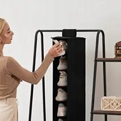 Organizer do szafy wiszący regał 6 półek wieszak półka tekstylna na ubrania