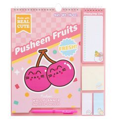 Pusheen Fruits - planer ścienny 2024/2025