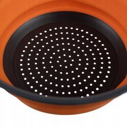 Durszlak miska składana silikonowa cedzak ociekacz sitko kuchenne uchwytami