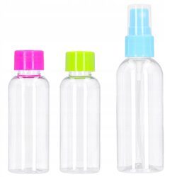 Zestaw podróżny na kosmetyki do samolotu pojemniki butelki 3 sztuki