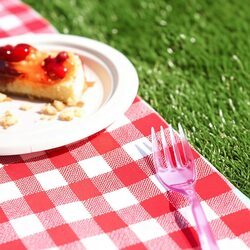 Widelce plastikowe wielorazowe 25 sztuk różowe deserowe na urodziny