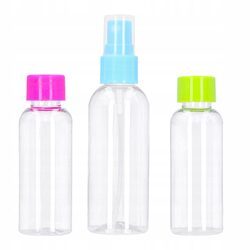 Zestaw podróżny na kosmetyki do samolotu pojemniki butelki 3 sztuki