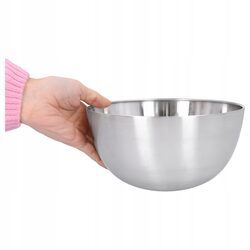 Miska metalowa 2l stal nierdzewna 19cm kuchenna głęboka na sałatki owoce