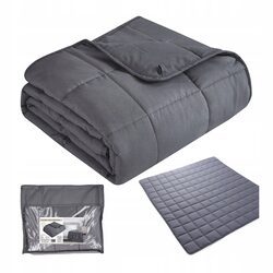 KOŁDRA OBCIĄŻENIOWA 150x200 8kg terapeutyczna koc sensoryczny głęboki sen