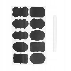 ZESTAW POJEMNIKÓW NA ŻYWNOŚĆ x8 szczelne organizery do szafek z naklejkami