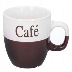 KUBKI DO KAWY 150ml małe ceramiczne brązowe zestaw 2 sztuki do espresso