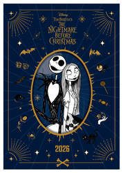 The Nightmare Before Christmas - kalendarz książkowy A5 2026