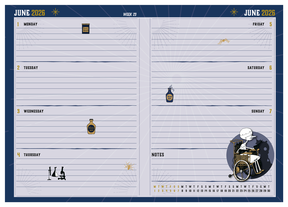 The Nightmare Before Christmas - kalendarz książkowy A5 2026