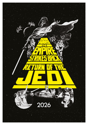 Star Wars - kalendarz książkowy A5 2026