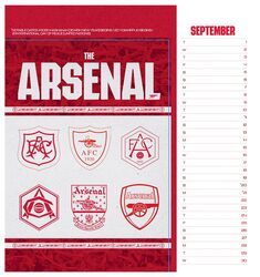 Arsenal FC - biurkowy kalendarz 2026