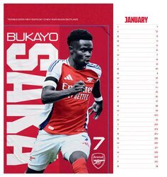 Arsenal FC - biurkowy kalendarz 2026