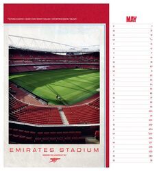 Arsenal FC - biurkowy kalendarz 2026