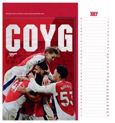 Arsenal FC - biurkowy kalendarz 2026