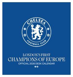 Chelsea FC - biurkowy kalendarz 2026
