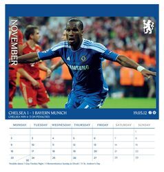 Chelsea FC - biurkowy kalendarz 2026