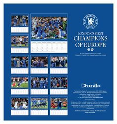 Chelsea FC - biurkowy kalendarz 2026