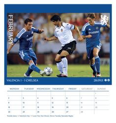 Chelsea FC - biurkowy kalendarz 2026