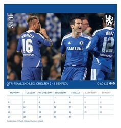 Chelsea FC - biurkowy kalendarz 2026