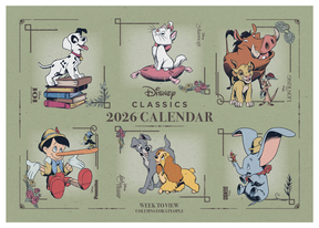 Disney Heritage - biurkowy kalendarz 2026