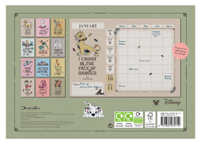 Disney Heritage - biurkowy kalendarz 2026